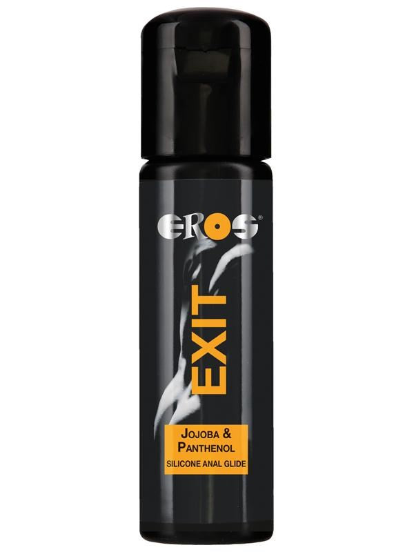 EROS EXIT Silicone Anal Glide Jojoba and Panthenol Lubricant 100ml - - Anal Lubes