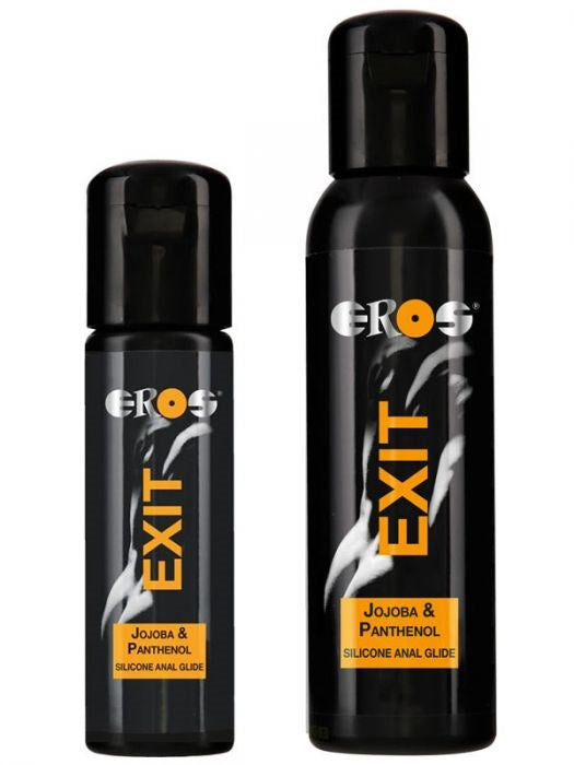 EROS EXIT Silicone Anal Glide Jojoba and Panthenol Lubricant 100ml - - Anal Lubes
