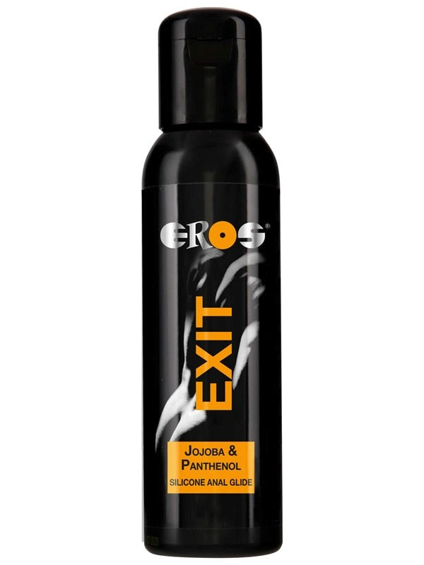 EROS EXIT Silicone Anal Glide Jojoba and Panthenol Lubricant 250ml - - Anal Lubes