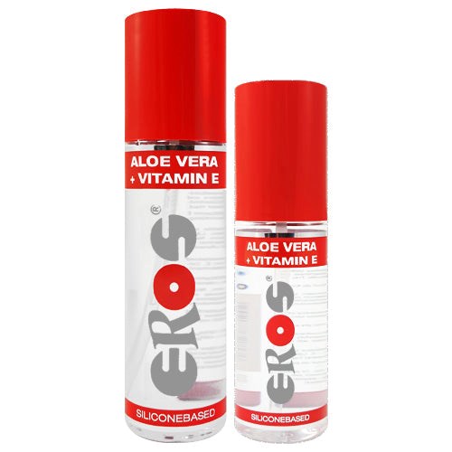 EROS Silicone Aloe Vera and Vitamin E 100ml - - Silicone Based Lubes