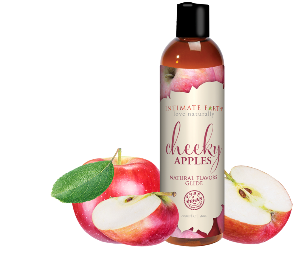 Intimate Earth Cheeky Apples Natural Flavors Glide 120ml - Water Based Lubes