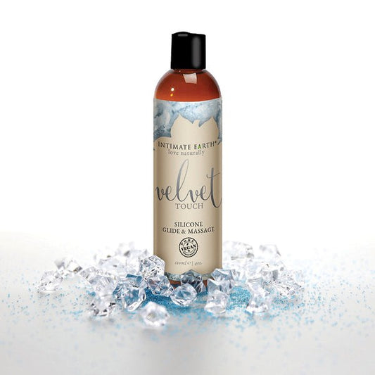 Intimate Earth Velvet Touch Silicone Glide and Massage 60ml - Silicone Based Lubes