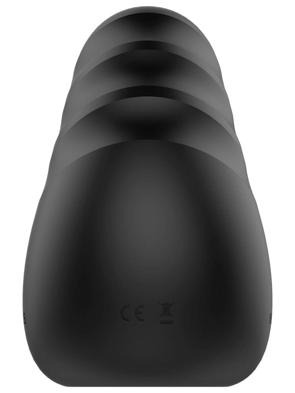 Nexus ECLIPSE Vibrating and Stroking Male Masturbator Black - Masturbators and Strokers