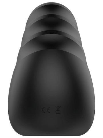 Nexus ECLIPSE Vibrating and Stroking Male Masturbator Black - Masturbators and Strokers
