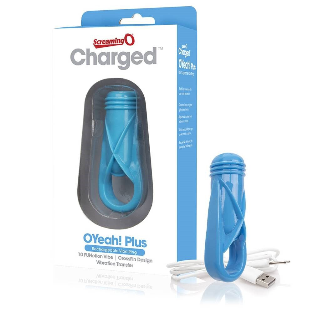 Screaming O Charged Oyeah! Plus Vibrating Cock Ring - Single - - Vibrating Cock Rings