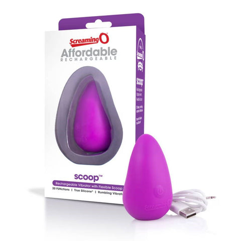 Screaming O scoop 20 Functions Rechargeable Massager Single - Personal Massagers