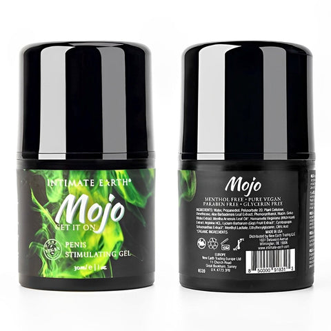 MOJO Niacin and Ginseng Penis Stimulating Gel 1oz - Babydolls and Chemises