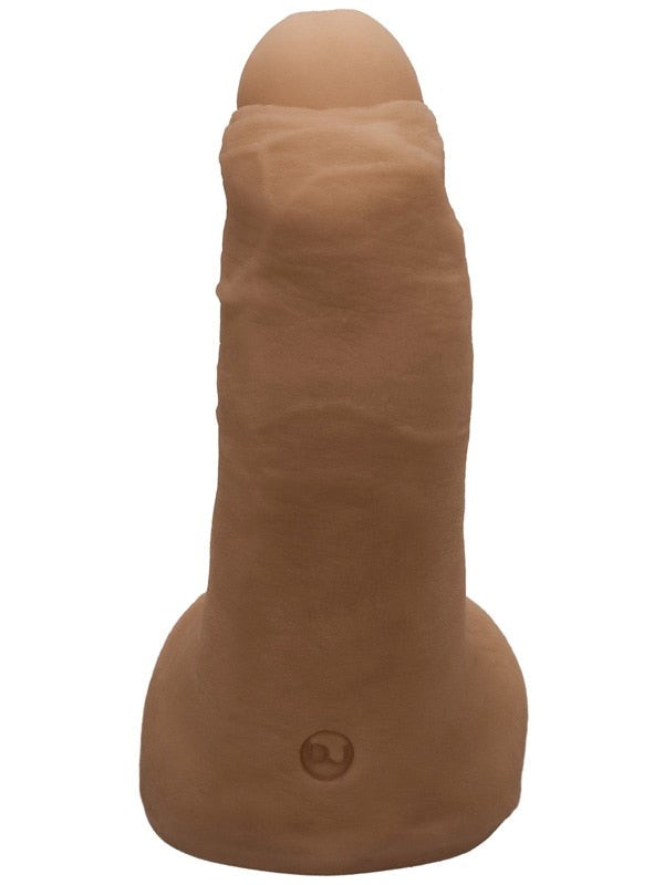 Doc Johnson Signature Cocks Leo Vice 6 Inch Ultraskyn Cock with Removable Vac U Lock Suction Cup Caramel - Realistic Dildos