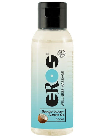 Eros Three Pack Vanilla Caramel and Cocos Wellness Massage Oil - Massage Oils and Lubricants
