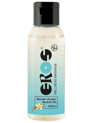 Eros Three Pack Vanilla Caramel and Cocos Wellness Massage Oil - Massage Oils and Lubricants