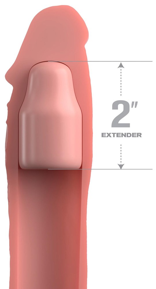 Fantasy Xtensions Elite 6 Inch Extension with Strap Light - Penis Sleeves and Extenders