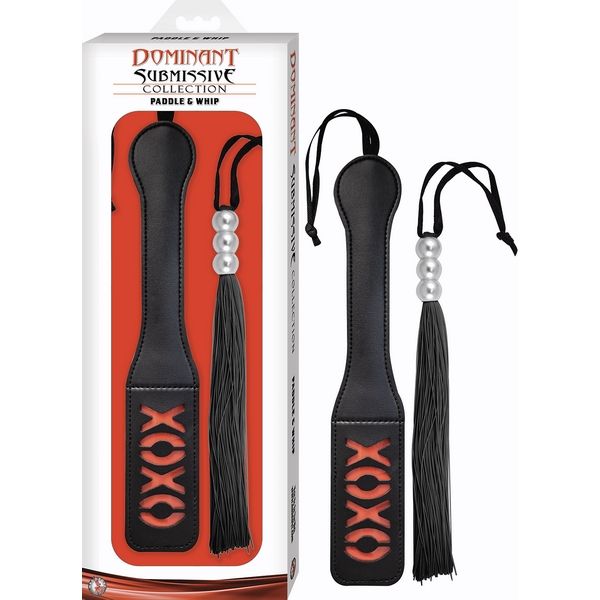 DOMINANT SUBMISSIVE Punishment Paddle and Whip - - Paddles And Slappers