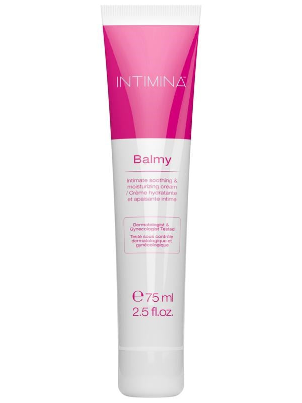 INTIMINA Balmy Intimate Soothing and Moisturising Cream 75ml - Delay and Excite Sprays