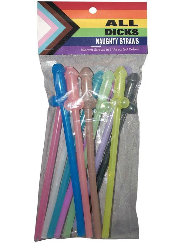 Kheper Games All Dicks Naughty Straws - Party Gifts and Novelties