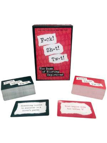 Kheper Games F*ck! Sh*t! Tw*t! Adult Party Game - Sex Games, Coupons and Tricks