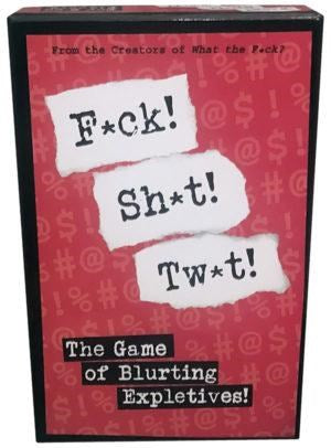 Kheper Games F*ck! Sh*t! Tw*t! Adult Party Game - Sex Games, Coupons and Tricks