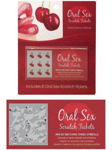 Kheper Games Oral Sex Scratch Tickets - Sex Games, Coupons and Tricks