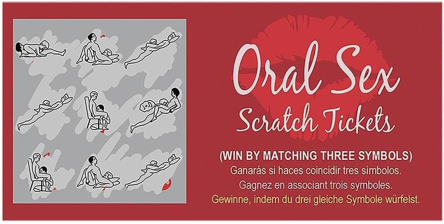 Kheper Games Oral Sex Scratch Tickets - Sex Games, Coupons and Tricks
