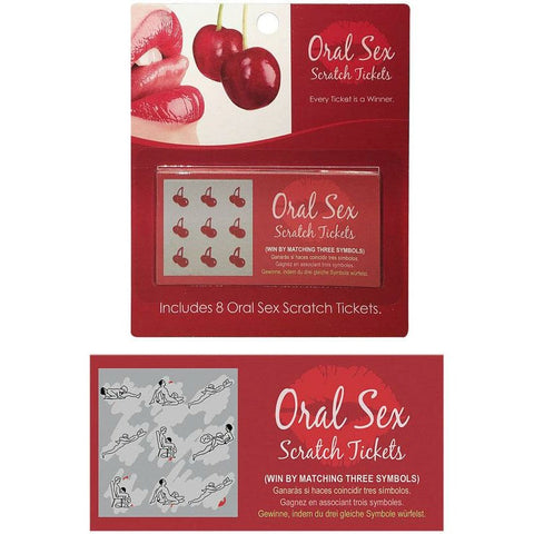 Kheper Games Oral Sex Scratch Tickets - Sex Games, Coupons and Tricks