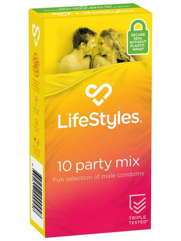 LifeStyles Party Mix Condoms 10s - Condoms