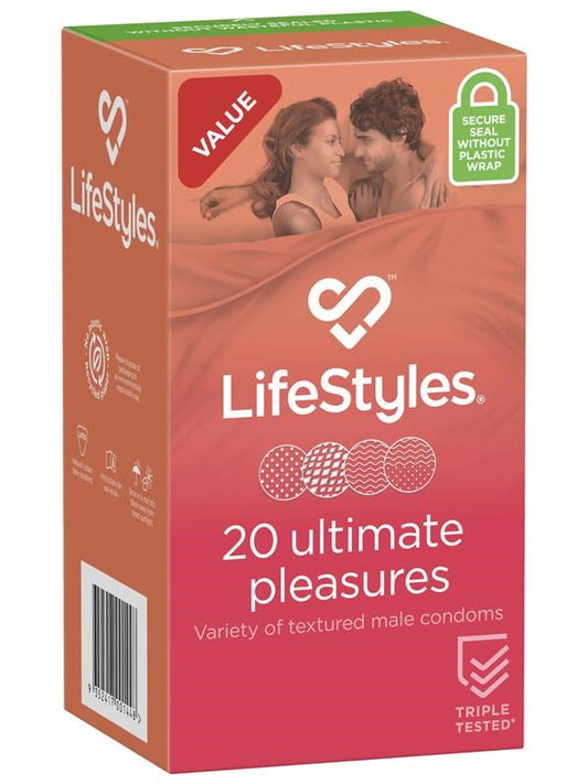 LifeStyles ULTIMATE Pleasures Condoms 20s - Condoms