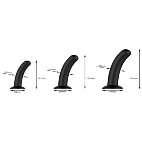 Nexus Dilator Set Silicone Anal Dildos (S M L) - Anal Dildos