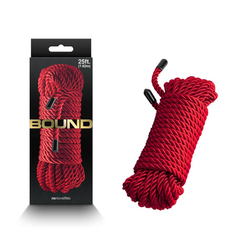 NS Novelties Bound Rope Red - Cuffs and Restraints