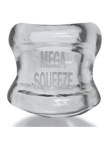Oxballs Mega Squeeze Ergofit Ball Stretcher Clear - Ball and Cock Toys