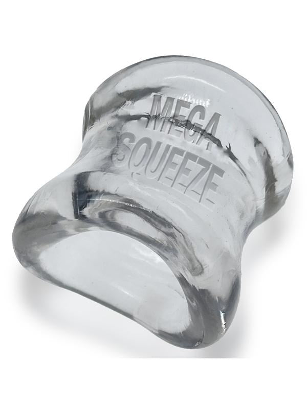 Oxballs Mega Squeeze Ergofit Ball Stretcher Clear - Ball and Cock Toys