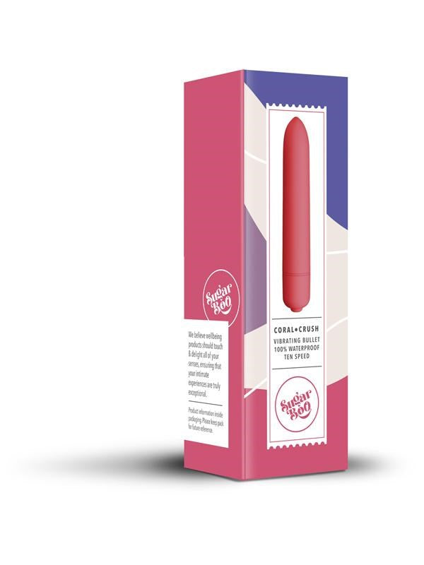 Rocks Off SugarBoo Coral Crush Bullet Vibrator - Bullet Vibrators