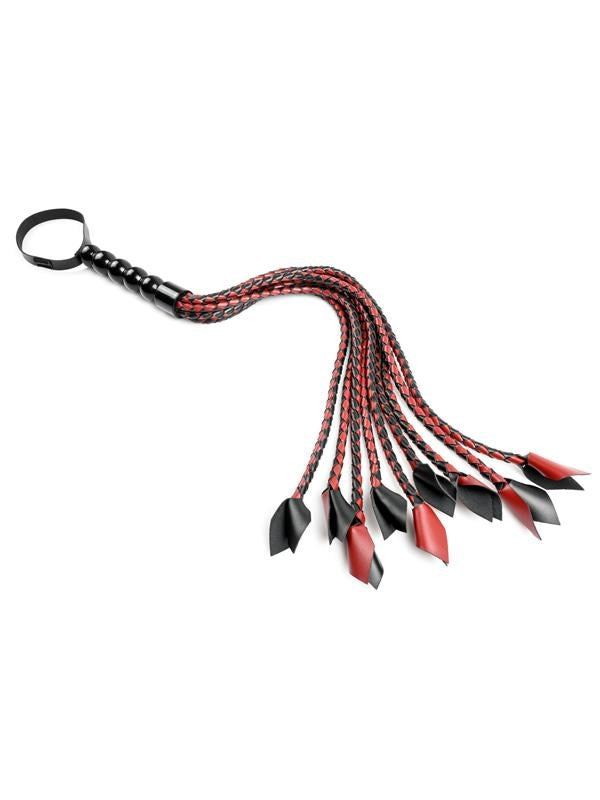 Sportsheets Saffron Braided Flogger Premium Whip - Whips And Crops
