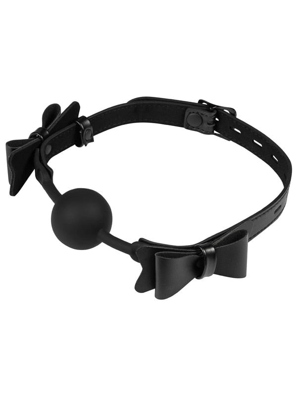 Sportsheets Sincereley Bow Tie Ball Gag - Bondage Gags and Bits