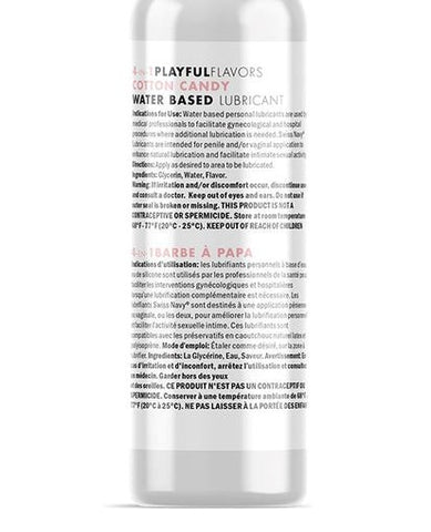 Swiss Navy Playful 4 in 1 Cotton Candy Flavoured Lubricant 118ml - Lubricants and Lotions