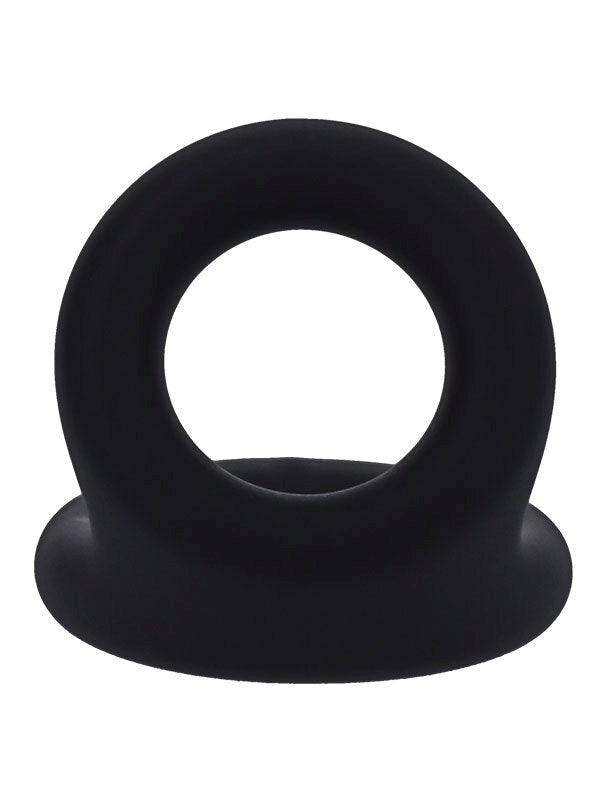 Tantus Uplift Silicone Cock Ring Onyx - Cock Rings