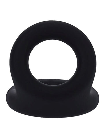 Tantus Uplift Silicone Cock Ring Onyx - Cock Rings