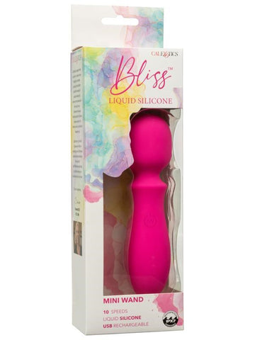 CalExotics Bliss Liquid Silicone Rechargeable Mini Wand Massager - Body Wands
