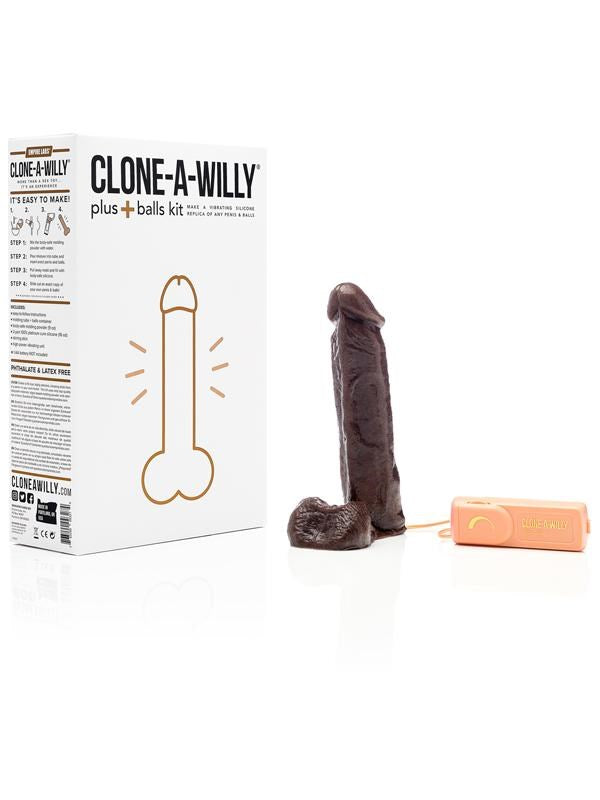Empire Labs Clone A Willy Plus Balls Kit Deep Skin Tone - Sex Kits