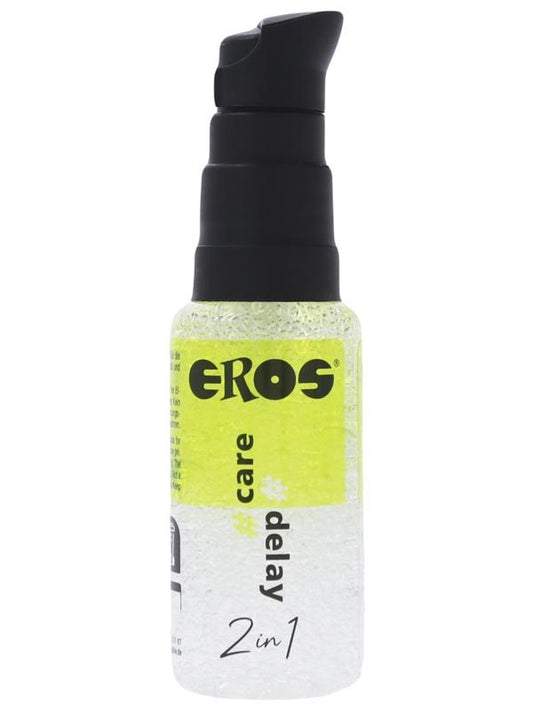 Eros 2 In 1 Care Delay Water Based Lubricant 30ml - Water Based Lubes