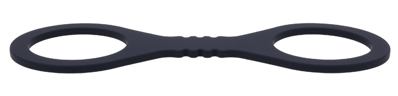 Sex & Mischief Shadow Silicone Wrist Cuffs Black - - Cuffs And Restraints