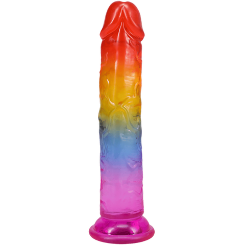 Doc Johnson 7 Inch Crystal Jellies Realistic Flexible Dong