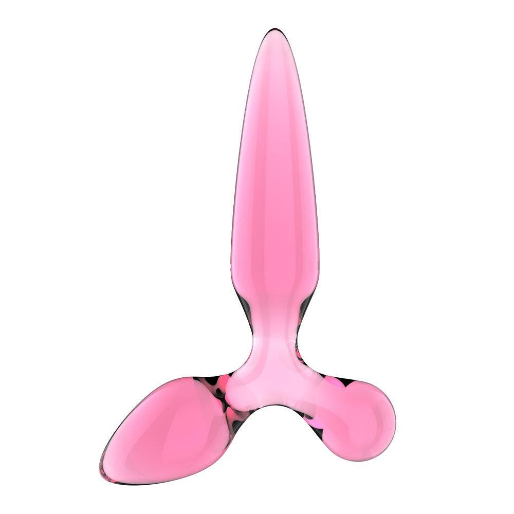Satisfyer Triple Crystal 2 Glass 3-in-1 Anal Plug - Butt Plugs