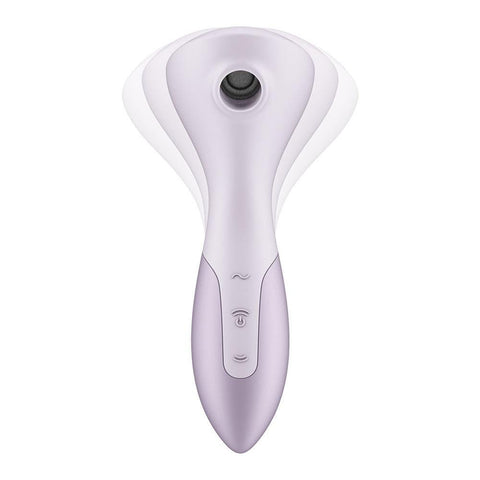 Satisfyer Wand-erful Rechargeable Air Pulse Wand Massager - Clit Ticklers and Pulsators