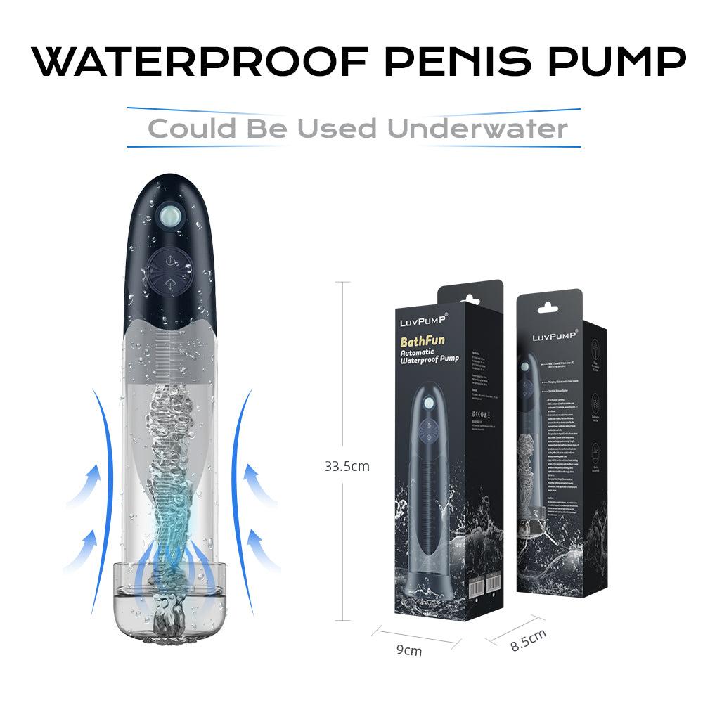 Shots LuvPump BathFun Waterproof Automatic Penis Pump - Penis Pumps And Stretchers