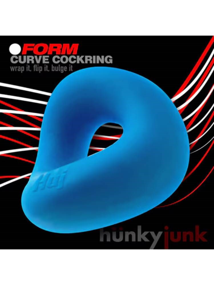 Hunkyjunk FORM Stretchy Mens Cock Ring - - Stretchy Cock Rings