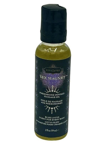 Kama Sutra Sex Magnet Pheromone Massage Oil Blue Lotus - Massage Oils and Lubricants