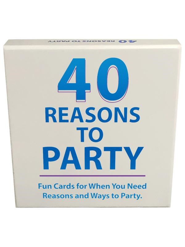 Kheper Games 40 Reasons to Party Adult Card Game - Sex Games, Coupons and Tricks