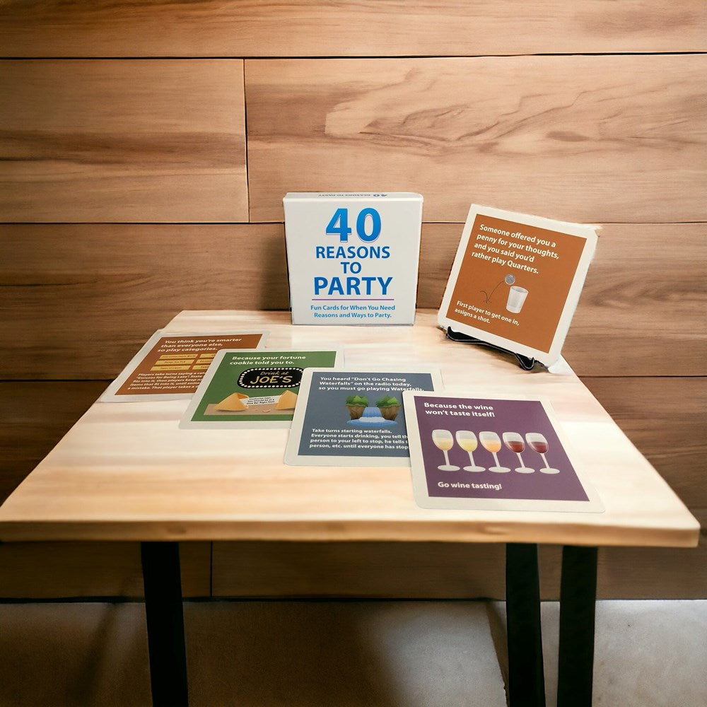 Kheper Games 40 Reasons to Party Adult Card Game - Sex Games, Coupons and Tricks