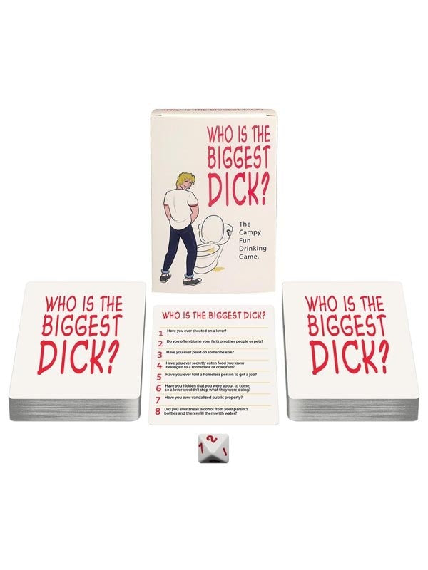 Kheper Games Whos the Biggest Dick Adult Card Game - Sex Games, Coupons and Tricks