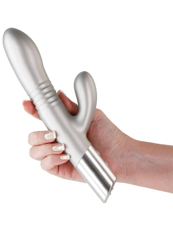 NS Novelties Royals Grace Recharable Rabbit Vibrator Metallic Champagne - Rabbit Vibrators