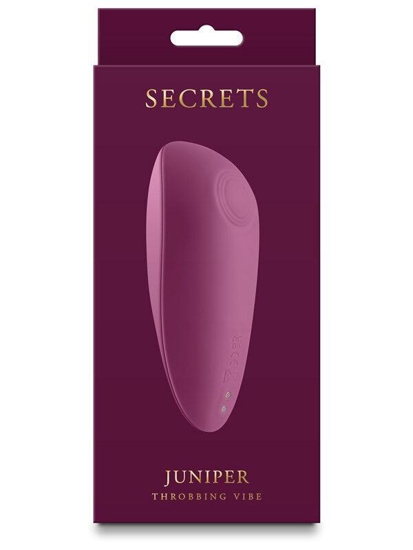 NS Novelties Secrets Juniper Throbbing Vibrator Ruby - Personal Massagers